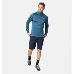 VESTE POLAIRE MID LAYER FULL ZIP TENCIA LODEN FROST MELANGE -Boutique De Camping 0d8d1a778d5c772a76e470f99e46