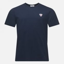 Rossignol T-SHIRT LOGO PLAIN DARK NAVY