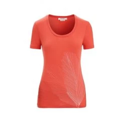 Icebreaker T-SHIRT FEMME TECH LITE II SCOOP PLUME VIBRANT EARTH