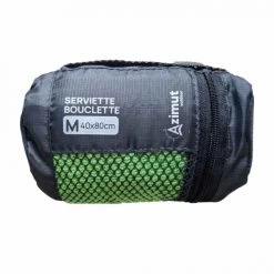 SERVIETTE BOUCLETTE M - VERTE -Boutique De Camping 2761b2eaaa67938b3df3134fdf74