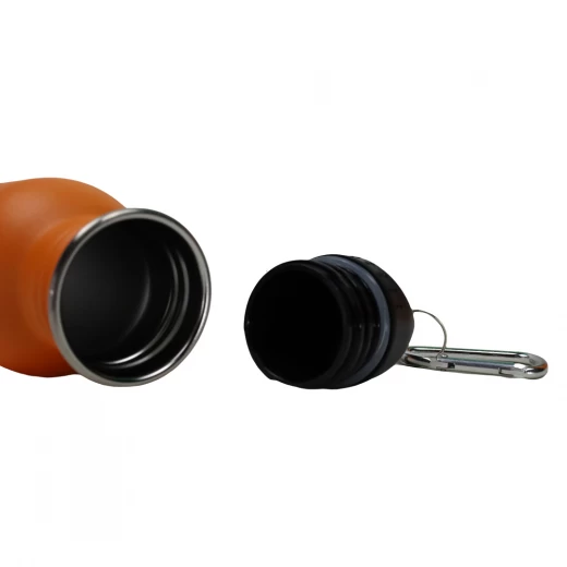 GOURDE ACIER 0.5 L ORANGE MATE 2 GOURDE ACIER 0.5 L ORANGE MATE – Image 2