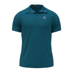 POLO SHIRT F-DRY SAXONY BLUE