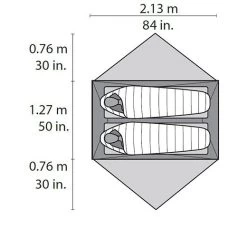 MSR HUBBA HUBBA NX GREY -Boutique De Camping 379809e1ea1f902fec2a8c8d23ec