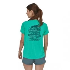 Patagonia T-SHIRT CAPILENE COOL DAILY GRAPHIC FEMME TRAILS -Boutique De Camping 389d33a999668a67de1db308685f