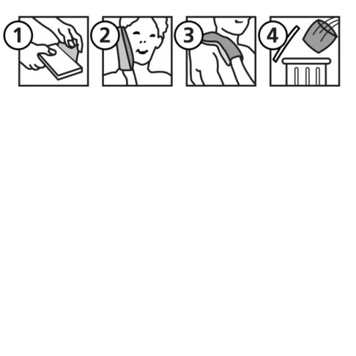 TRAVELSAFE LOT DE 4 GANTS DE TOILETTE 3 TRAVELSAFE LOT DE 4 GANTS DE TOILETTE – Image 3