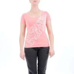 T-SHIRT FEMME 4 ELEMENTS FRAMBOISE