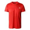 The North Face T-SHIRT REAXION AMP CREW FIERY RED