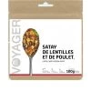 SATAY DE LENTILLES ET DE POULET