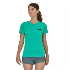 Patagonia T-SHIRT CAPILENE COOL DAILY GRAPHIC FEMME TRAILS -Boutique De Camping 60afa584d9503238529c84006266