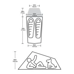 Big Agnes FLY CREEK HV UL2 BIKEPACK -Boutique De Camping 62836e43cd8c3414892c746f2b63