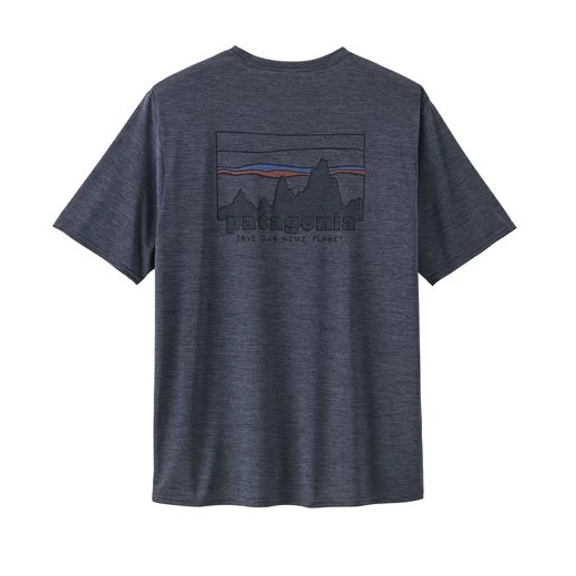Patagonia T-SHIRT CAP COOL DAILY GRAPHIC SKYLINE BLUE 3 Patagonia T-SHIRT CAP COOL DAILY GRAPHIC SKYLINE BLUE – Image 3
