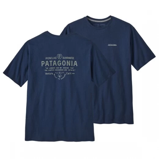 Patagonia T-SHIRT FORGE MARK RESPONSIBILI TEE LAGOM BLUE 3 Patagonia T-SHIRT FORGE MARK RESPONSIBILI TEE LAGOM BLUE – Image 3