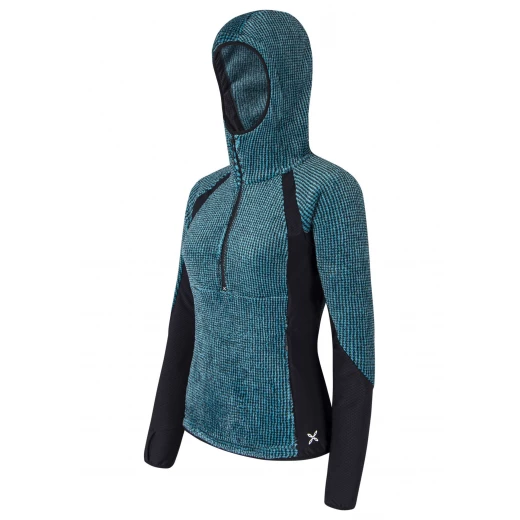 MONTURA POLAIRE FEMME REWIND FLEECE ANORAK CARE BLUE 1 MONTURA POLAIRE FEMME REWIND FLEECE ANORAK CARE BLUE