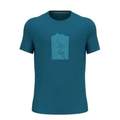 T-SHIRT NIKKO TRAILHEAD SAXONY BLUE