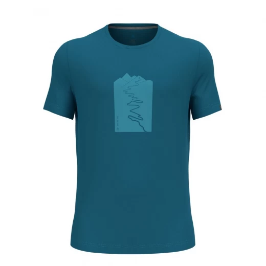 T-SHIRT NIKKO TRAILHEAD SAXONY BLUE 1 T-SHIRT NIKKO TRAILHEAD SAXONY BLUE