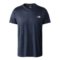 The North Face T-SHIRT REAXION AMP CREW SHADY BLUE HEATHER