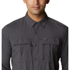 Columbia Sportswear CHEMISE NEWTON RIDGE II SHARK -Boutique De Camping 871e14116f597a9382263034a40d