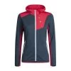 MONTURA POLAIRE FEMME THERMAL GRID PRO HOODY BLU CENER ROSA SUGAR