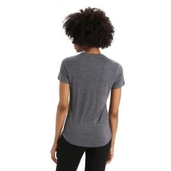 Icebreaker T-SHIRT FEMME SPHERE II MIDNIGHT NAVY HEATHER -Boutique De Camping 8fd61e96fa7a88922a2e5a739962