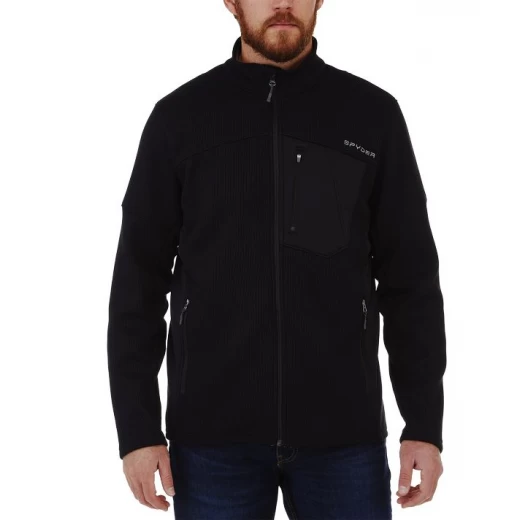 Spyder VESTE BANDIT FULL ZIP BLACK 3 Spyder VESTE BANDIT FULL ZIP BLACK – Image 3