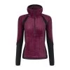 MONTURA POLAIRE FEMME REWIND FLEECE ANORAK GRIGIO CHIARO ROSA SUGAR
