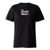 The North Face T-SHIRT FEMME FOUNDATION GRAPHIC TEE BLACK LAVENDER FOG