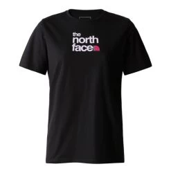 The North Face T-SHIRT FEMME FOUNDATION GRAPHIC TEE BLACK LAVENDER FOG