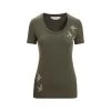 Icebreaker T-SHIRT FEMME TECH LITE II SCOOP SWARMINGSHAPES LODEN