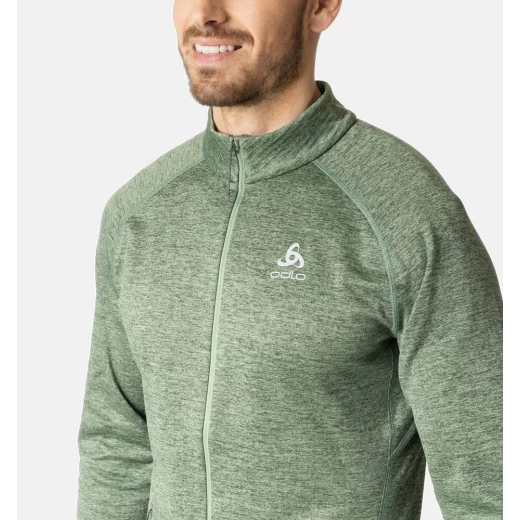 VESTE POLAIRE MID LAYER FULL ZIP TENCIA SAXONY BLUE MELANGE 5 VESTE POLAIRE MID LAYER FULL ZIP TENCIA SAXONY BLUE MELANGE – Image 5