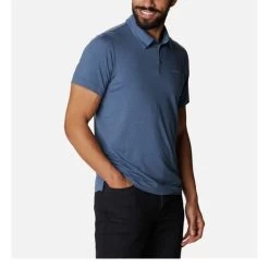Columbia Sportswear POLO TECH TRAIL DARK MOUNTAIN -Boutique De Camping c49c5b354aa14bd88bd40e78a93c