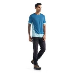 Icebreaker T-SHIRT ZONEKNIT AZUL HAZE -Boutique De Camping d1476d6b6f7623b9087bc08a41e9