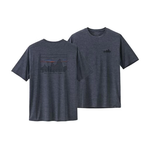 Patagonia T-SHIRT CAP COOL DAILY GRAPHIC SKYLINE BLUE 1 Patagonia T-SHIRT CAP COOL DAILY GRAPHIC SKYLINE BLUE