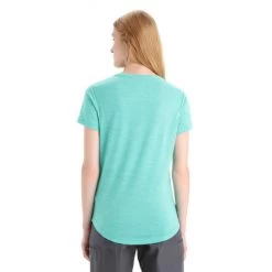 Icebreaker T-SHIRT FEMME SPHERE II SCOOP TEE FRESH HEATHER 10 Icebreaker T-SHIRT FEMME SPHERE II SCOOP TEE FRESH HEATHER -Boutique De Camping d33c8f54a0ba7421de3b43f7ff62