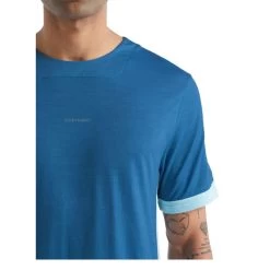 Icebreaker T-SHIRT ZONEKNIT AZUL HAZE -Boutique De Camping d369f3e8abc7a076675a30aaa4e6