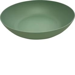 ASSIETTE CREUSE BIOPLASTIC. 21 CM VERT