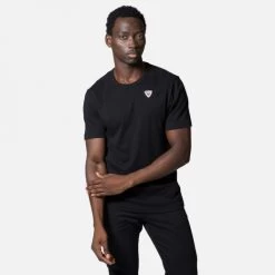 Rossignol T-SHIRT LOGO PLAIN BLACK