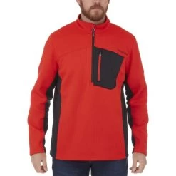 Spyder POLAIRE BANDIT HALF ZIP VOLCANO -Boutique De Camping e8867ddf179fb3ddffd48200d0a0