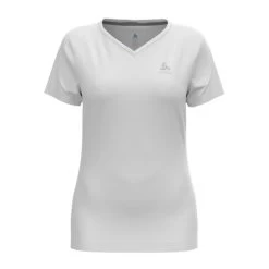 T-SHIRT FEMME V-NECK F-DRY WHITE