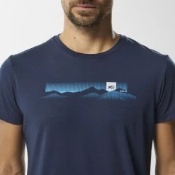 Millet T-SHIRT IMJA GRAPH SAPHIR -Boutique De Camping f02a4d3fff240cd2f973557991d3