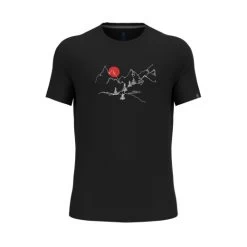 T-SHIRT NIKKO LANDSCAPE BLACK