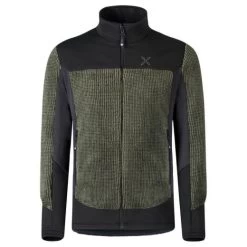MONTURA VESTE POLAIRE REWIND FLEECE JACKET VERDE MUSCHIO